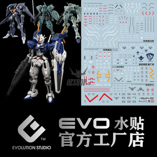 Evo - E-Hgwm-05 (Uvhg Aerial Rebuild Collection ( The Witch Of Mercury) Evolution Studio Decals
