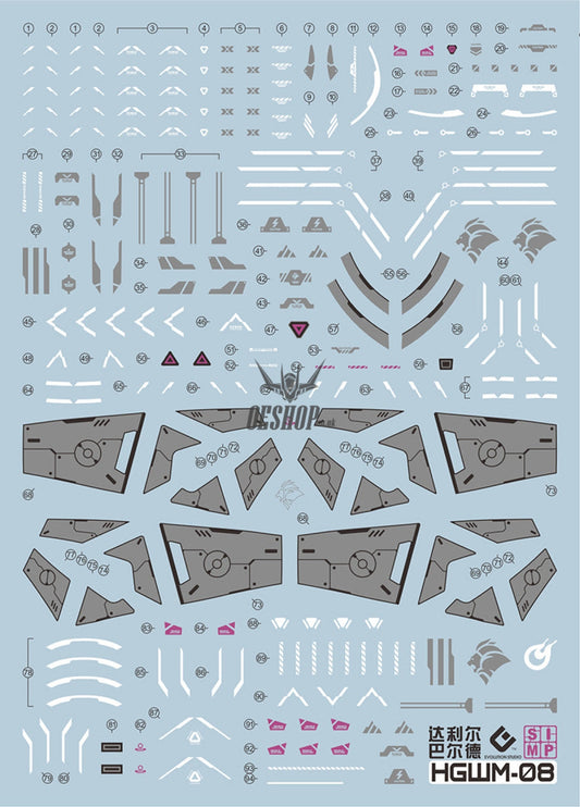 Evo - E-Hgwm-08 (Uvhg Darilbalde ( The Witch Of Mercury) Evolution Studio Decals