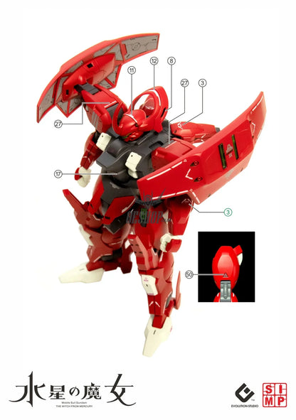 Evo - E-Hgwm-08 (Uvhg Darilbalde ( The Witch Of Mercury) Evolution Studio Decals