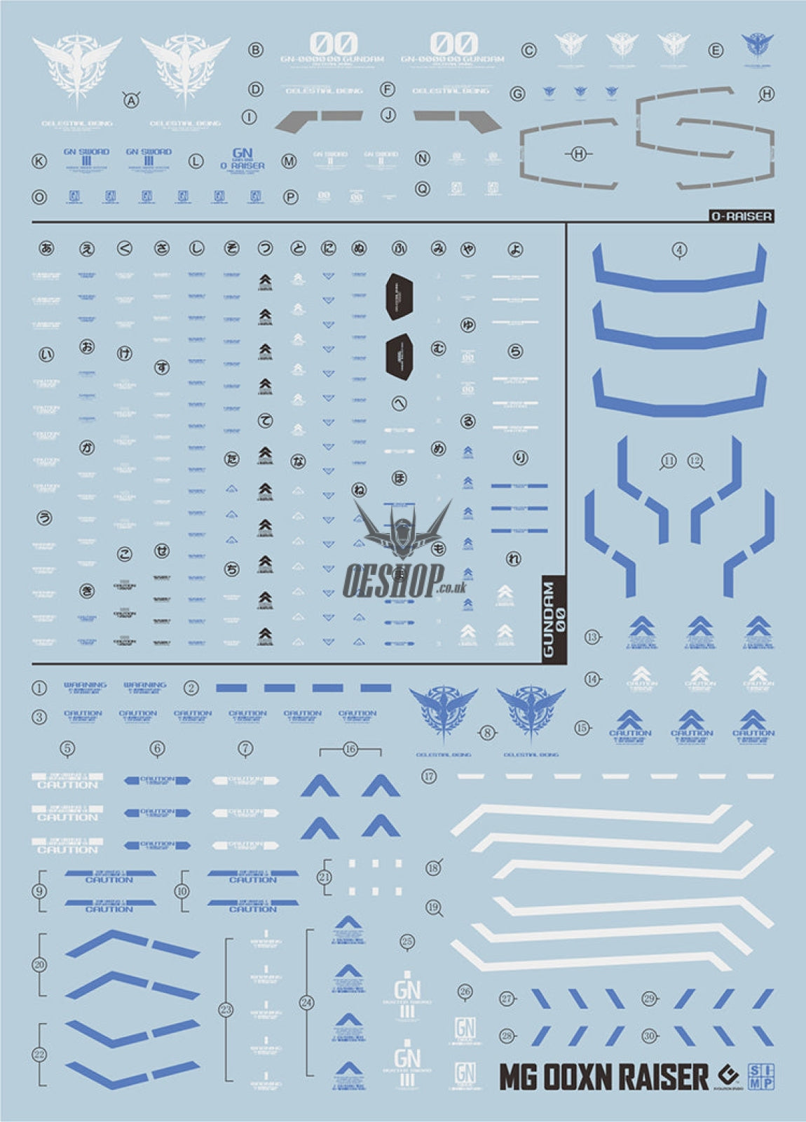 Evo - E-M086 (Uv) Mg 00Rxn Evolution Studio Decals