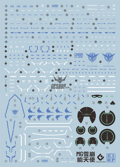 Evo - E-M117 (Uv) Mg Avalanche Exia Evolution Studio Decals