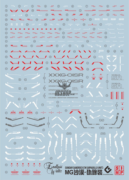 Evo - E-M168 (Uv) Mg Sandrock Ew (Armadillo Unit) Evolution Studio Decals