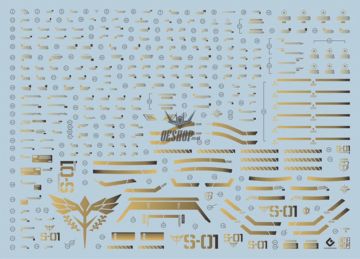 Evo - E-Mg174Gd (Gilding) Mg Sazabi Evolution Studio Decals