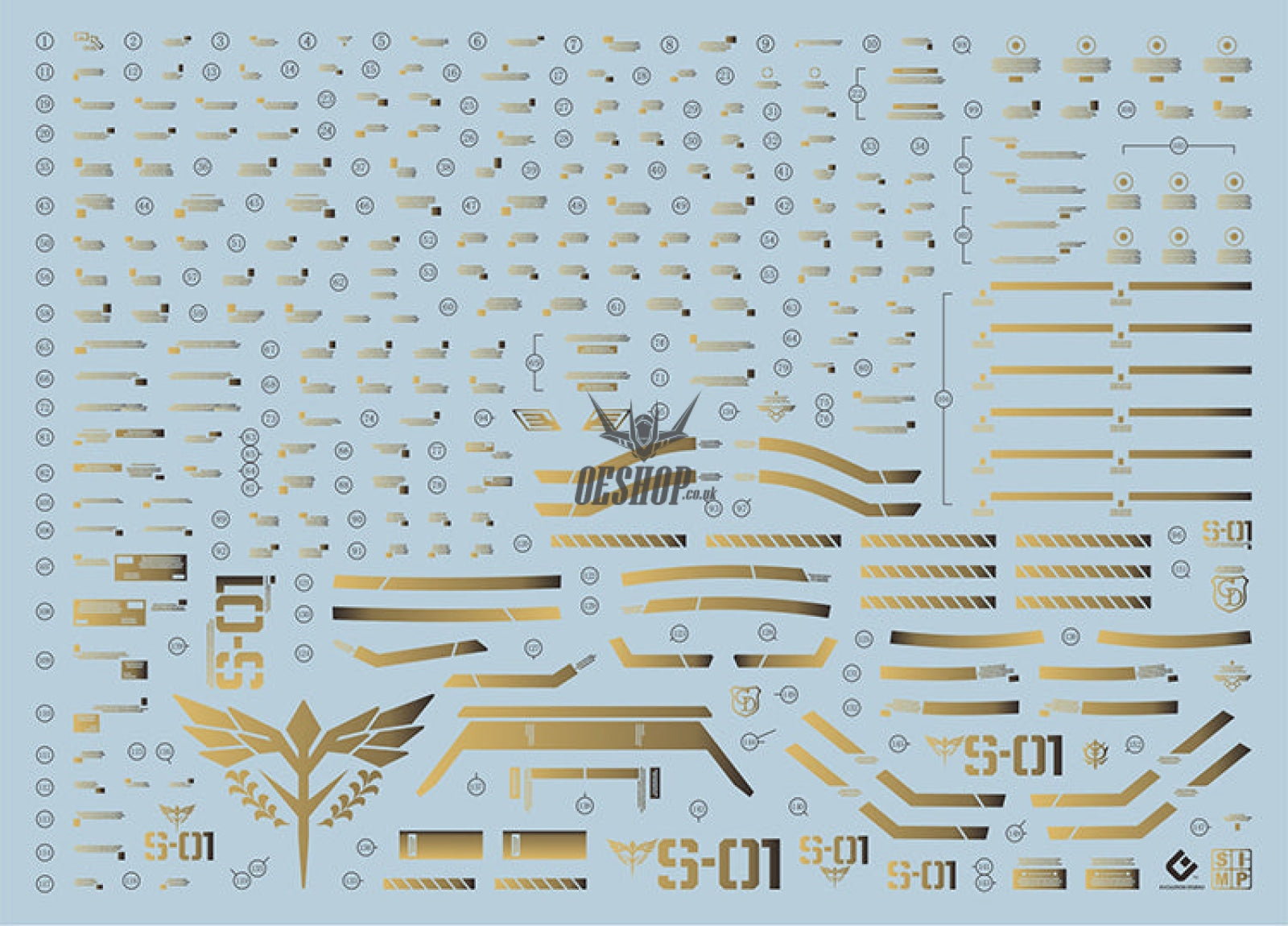 Evo - E-Mg174Gd (Gilding) Mg Sazabi Evolution Studio Decals