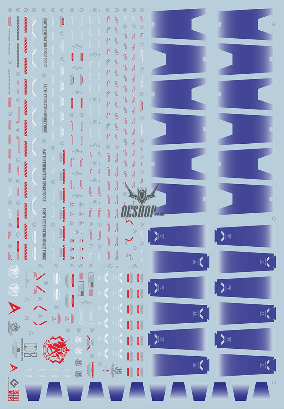 Evo - E-Mg181 (Uv) Mg Rx93-V2 Hi-V Gundam Ver.ka Evolution Studio Decals