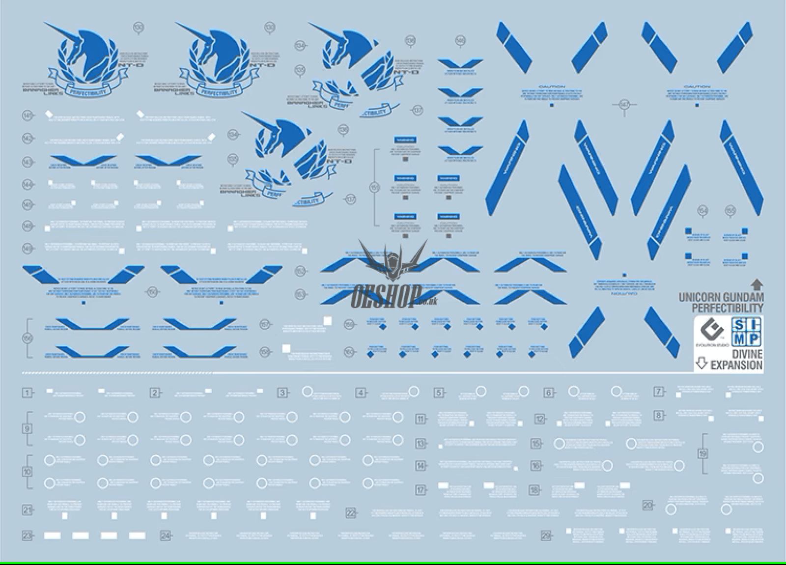 Evo - E-Pg15 (Uv) Pg Unicorn Perfectibility Studio Decals