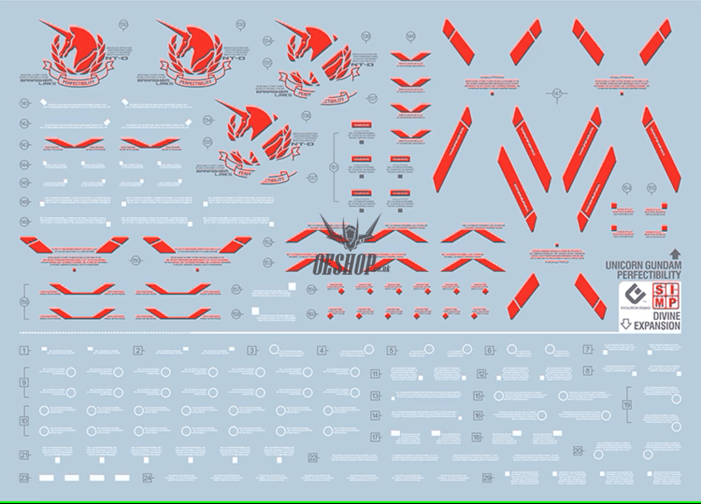 Evo - E-Pg15 (Uv) Pg Unicorn Perfectibility Studio Decals