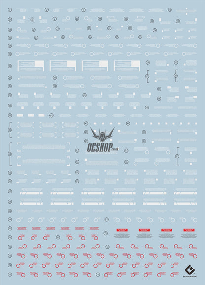 Evo - E-Pg15Fa (Uv) Pg Full Armor Unicorn Gundam Evolution Studio Decals