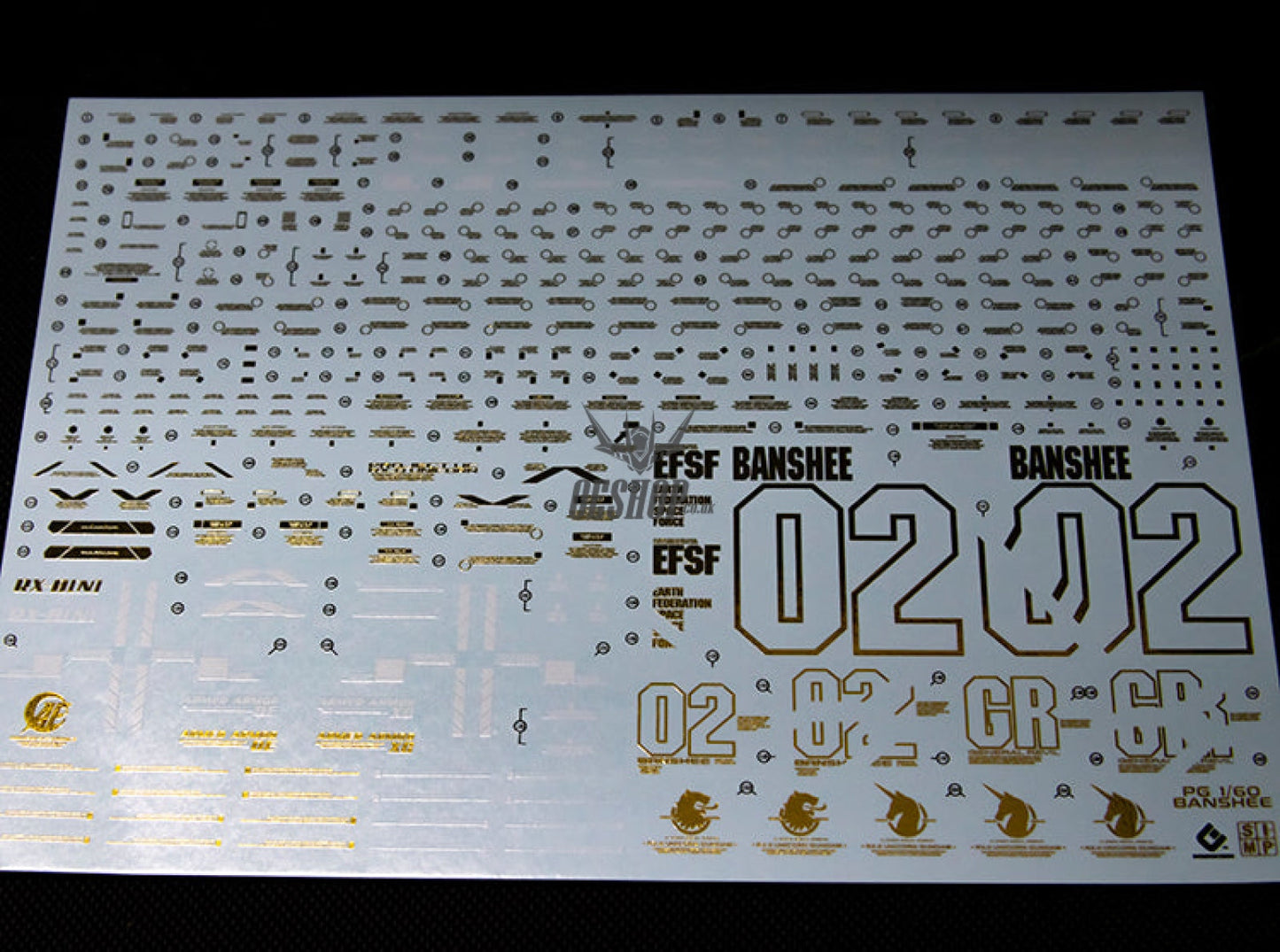 Evo - E-Pg16 (Gilding) Pg Banshee Norn Gundam Evolution Studio Decals