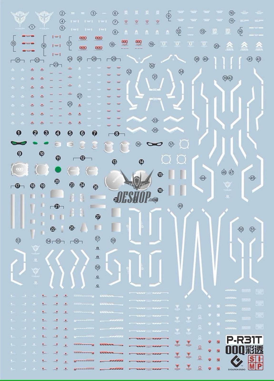 Evo E-R31T Rg 00Q Full Saber(Ver.trans-Am) Uv Evolution Studio Decals
