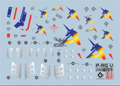 Evo E-Rv Rg Rx93Ff V Gundam(Ver.side-F) Uv Evolution Studio Decals