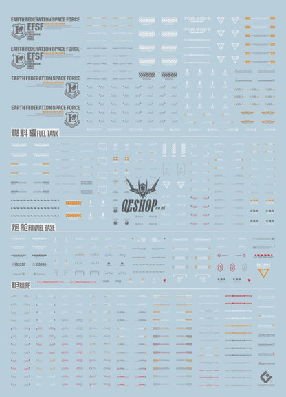 EVO - YJL 1/100 RX-93-v2 Hi-v Gundam Conversion Kit GK-1 Evolution Studio Decals Evolution Studio 10.46 OEShop