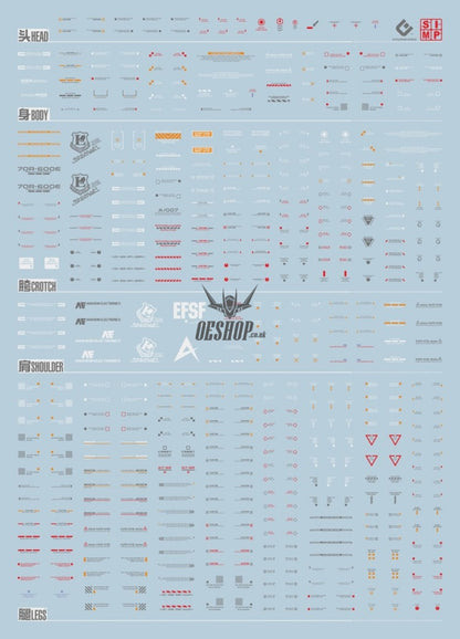EVO - YJL 1/100 RX-93-v2 Hi-v Gundam Conversion Kit GK-1 Evolution Studio Decals Evolution Studio 10.46 OEShop