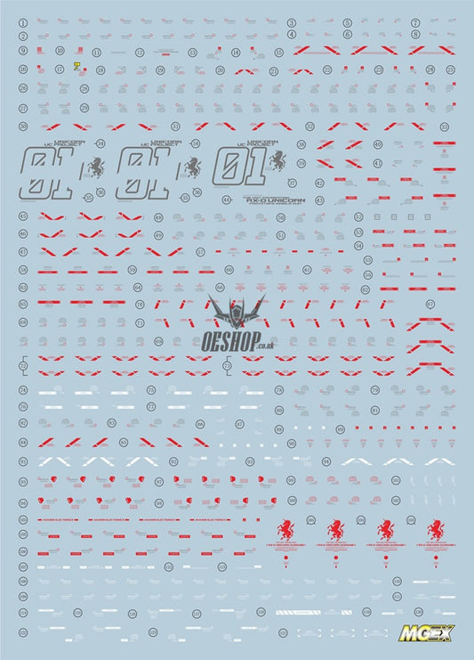 EVO - MGEX Unicorn Gundam Ver.Ka MGEX-1 Evolution Studio Decals Evolution Studio 8.97 OEShop