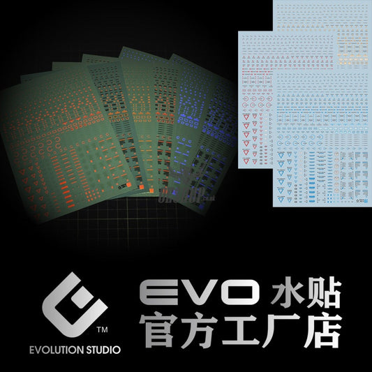 Evo Rb01 Rb02 Nc05 1/100 General Uv Fluorescent Evolution Studio Decals