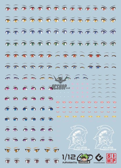 Evo - Sp-Eye Frame Arms Girl Eyes Evolution Studio Decals