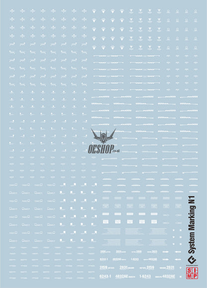 Evo - Sp-Smn1 System Marking Evolution Studio Decals Sp-N1W Smn1 White (Uv)
