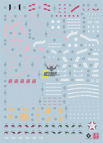 Evo - Sp-So Frame Arms Girl Megami Device Asra Archer Ouki Evolution Studio Decals