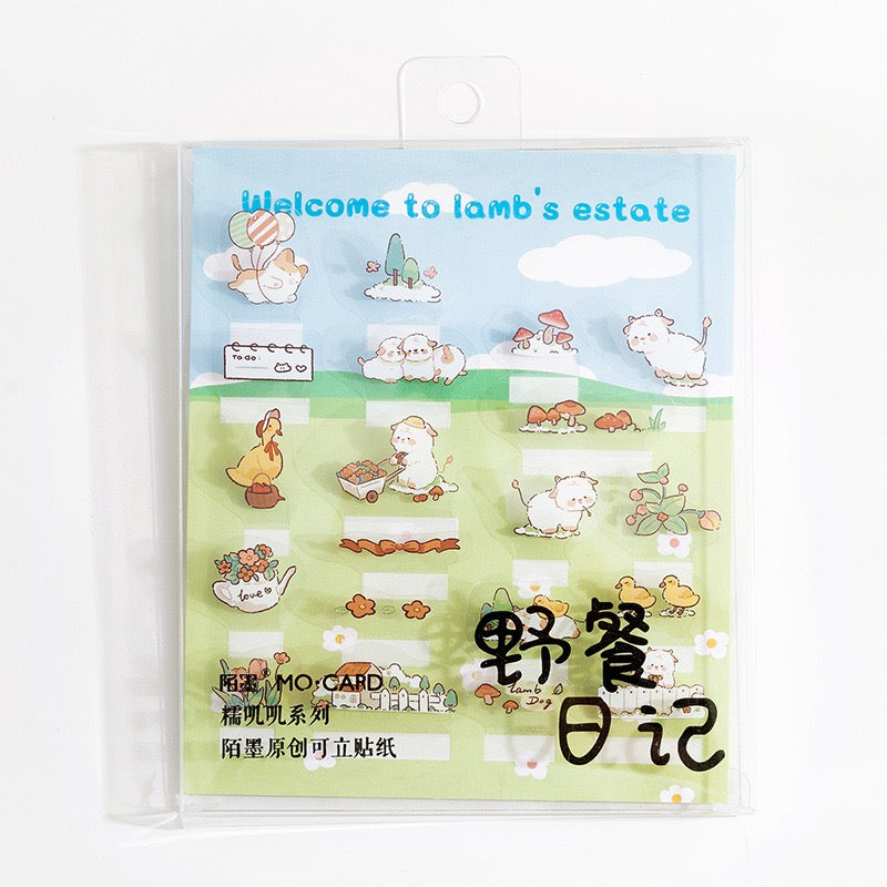 MO.CARD Mochi Series Stickers (20 pieces)