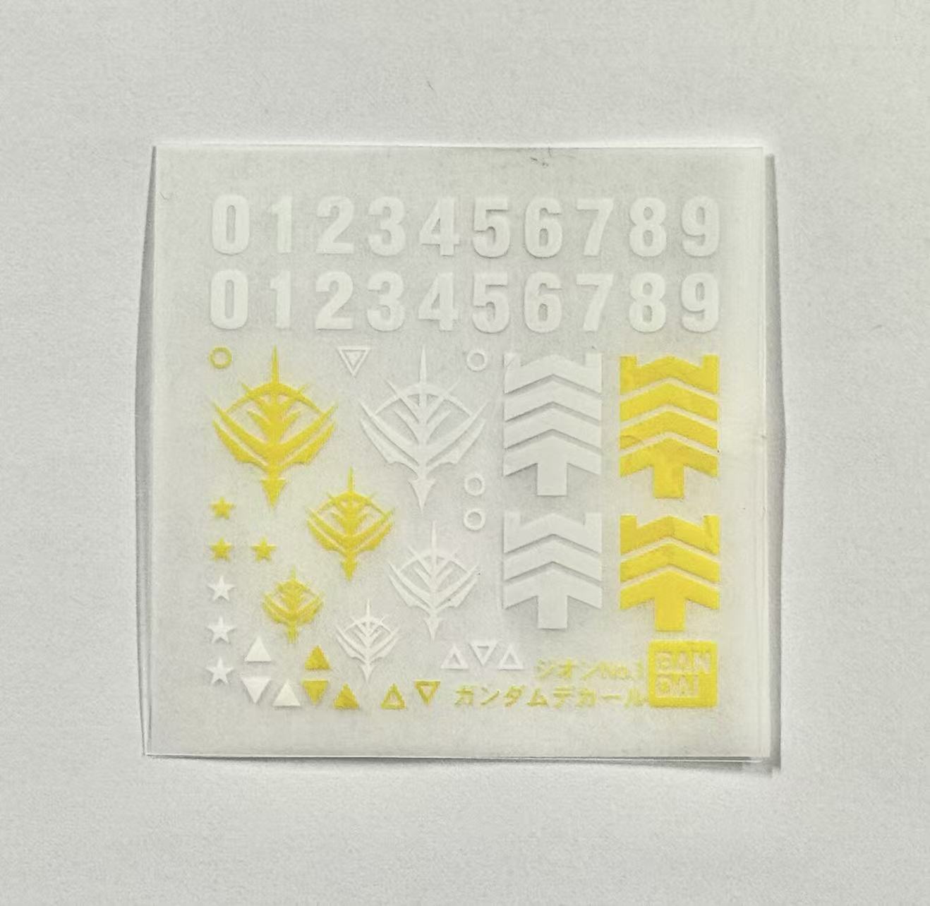 PART - 1/100 MG MS-07B-3 Gouf Custom - Runner STICKERS & ACCESSORIES