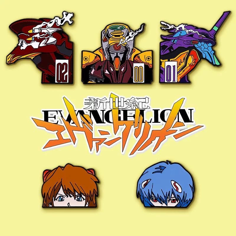 Pin Badge CZ2883 – Anime Pilot Girl Enamel Fighter Brooch Japanese Mecha Style Character Collectible Accessory