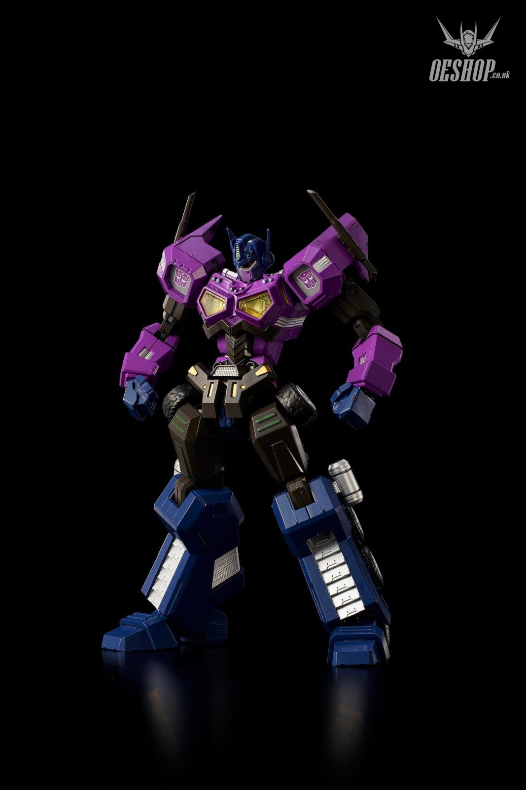 Flame Toys Furai Model Shattered Glass Optimus Prime Attack Mode Transformers Kit