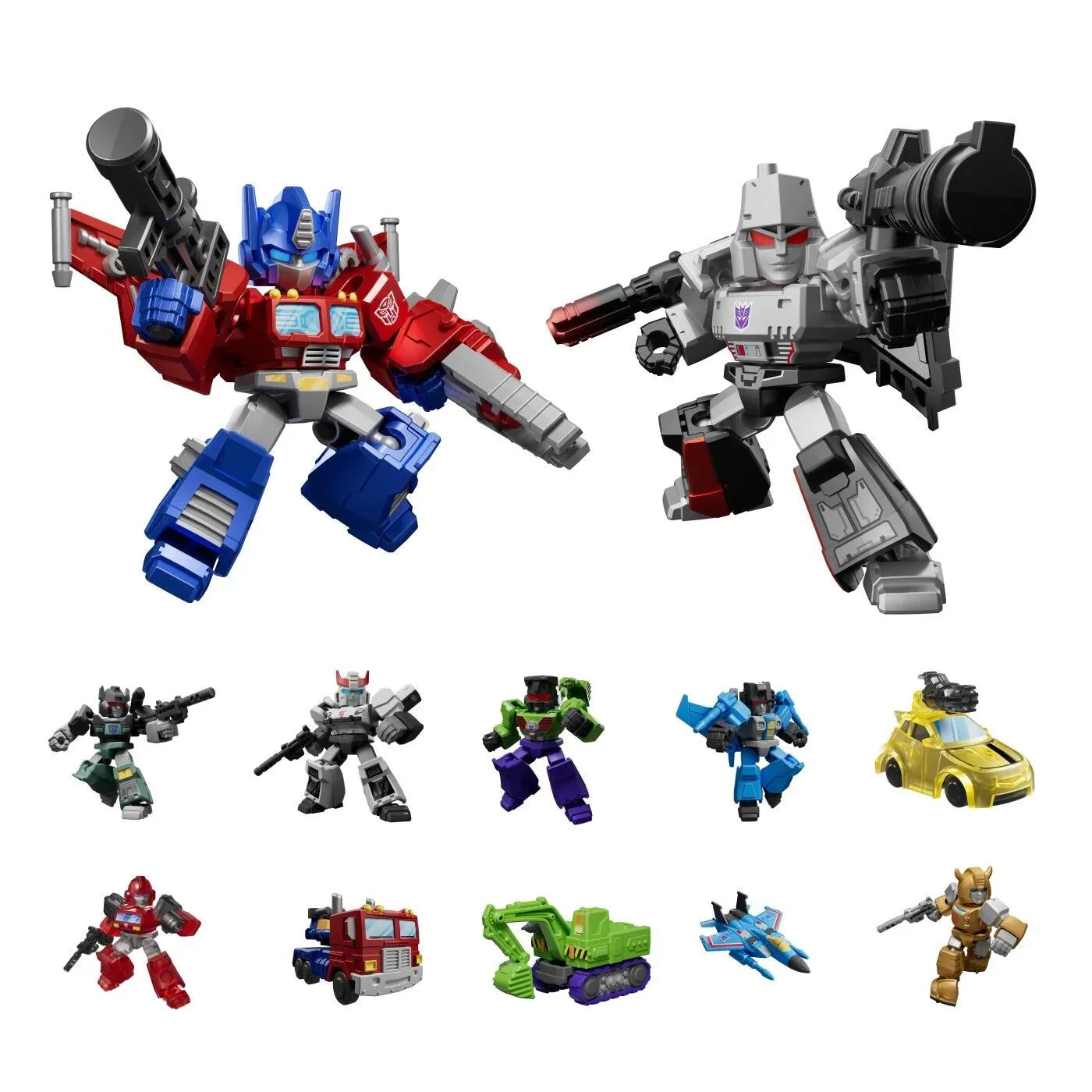 Blokees Transformers Galaxy Version Defender 01 Galaxy Shining Model Kits Figure Blind Box