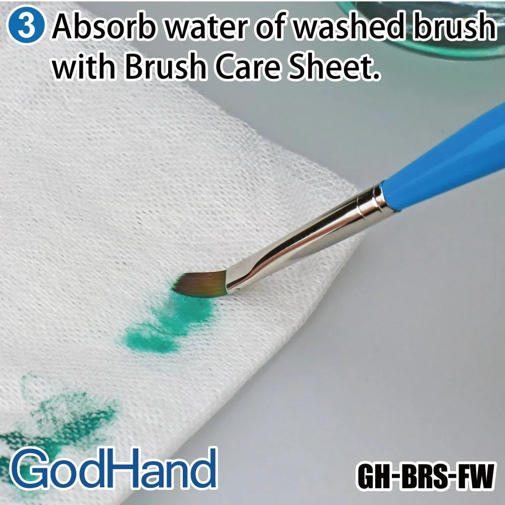 GodHand Brush Care Sheet (Pack of 50) GH-BRS-FW