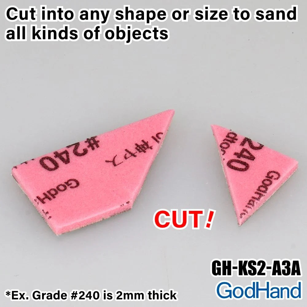 GodHand Kamiyasu Sanding Stick 2mm-Assortment Set A GH-KS2-A3A