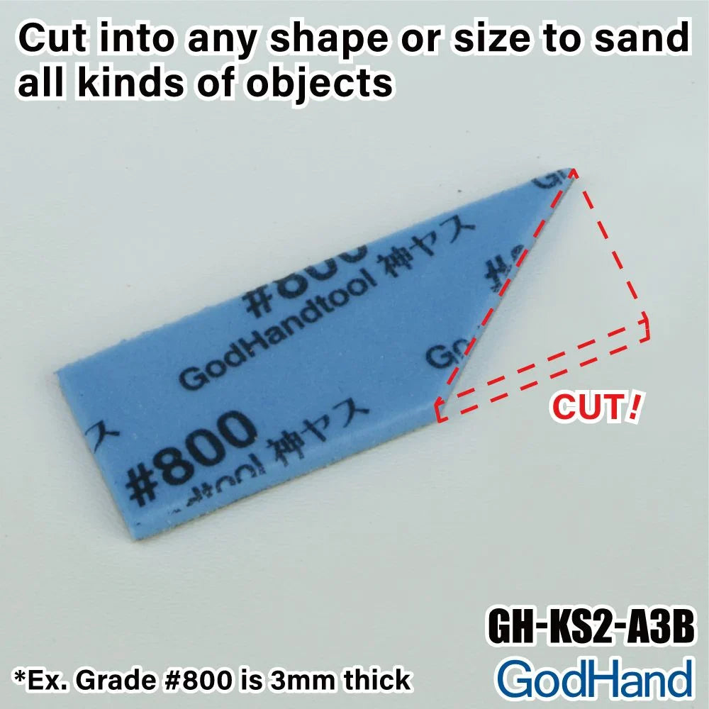 GodHand Kamiyasu Sanding Stick 2mm-Assortment Set B GH-KS2-A3B