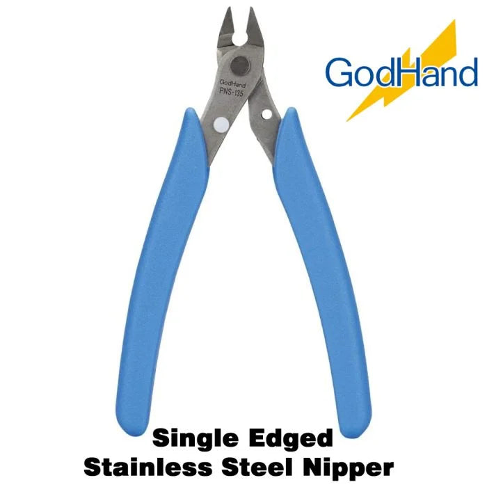GodHand Single Edged Stainless Steel Nipper GH-PNS-135