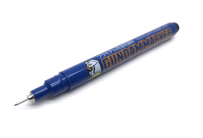 GSI Mr.Hobby GM01 Gundam Marker Black Extra Fine Tip For Panel Lining (Renewal)