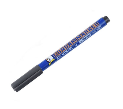 GSI Mr.Hobby GM02 Gundam Marker Gray Extra Fine Tip For Panel Lining (Renewal)