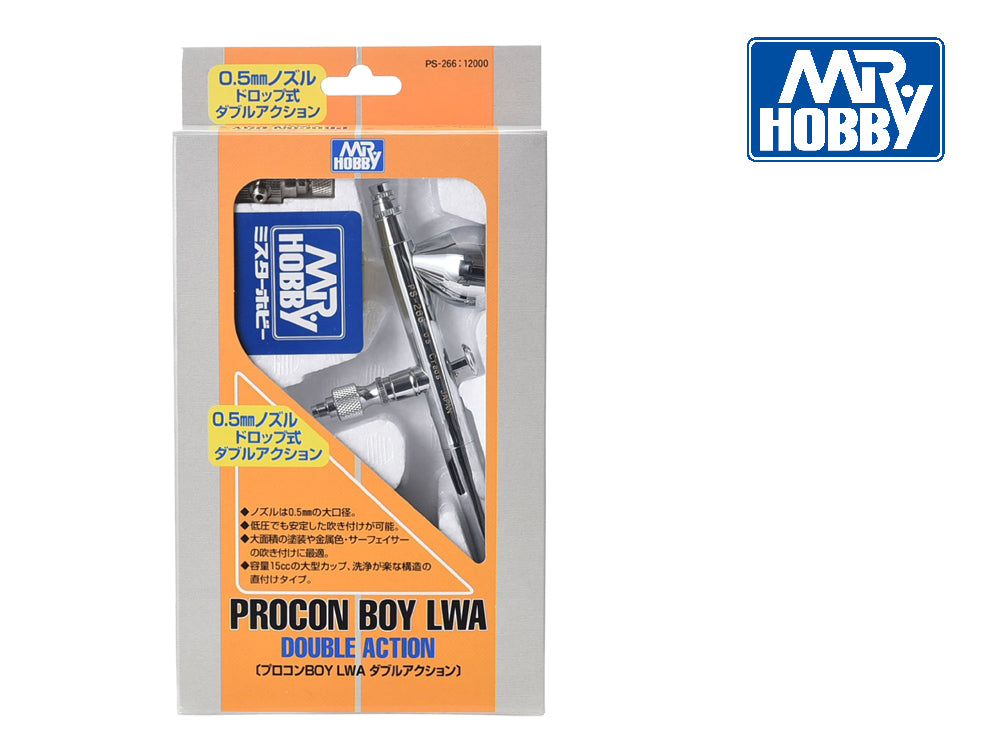 GSI Mr.Hobby Mr Procon PS-266 Boy LWA Double Action Airbrush 0.5mm nozzle