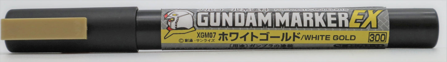 GSI Mr.Hobby XGM07 Gundam Marker EX White Gold
