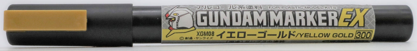 GSI Mr.Hobby XGM08 Gundam Marker EX Yellow Gold