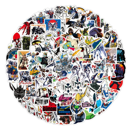 Gundam Pvc Waterproof Sticker