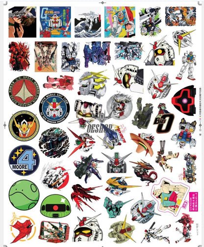 Gundam Pvc Waterproof Sticker A