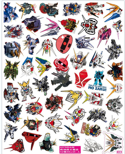 Gundam Pvc Waterproof Sticker C
