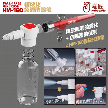 HobbyMio HM-160 Wash Free Airbrush