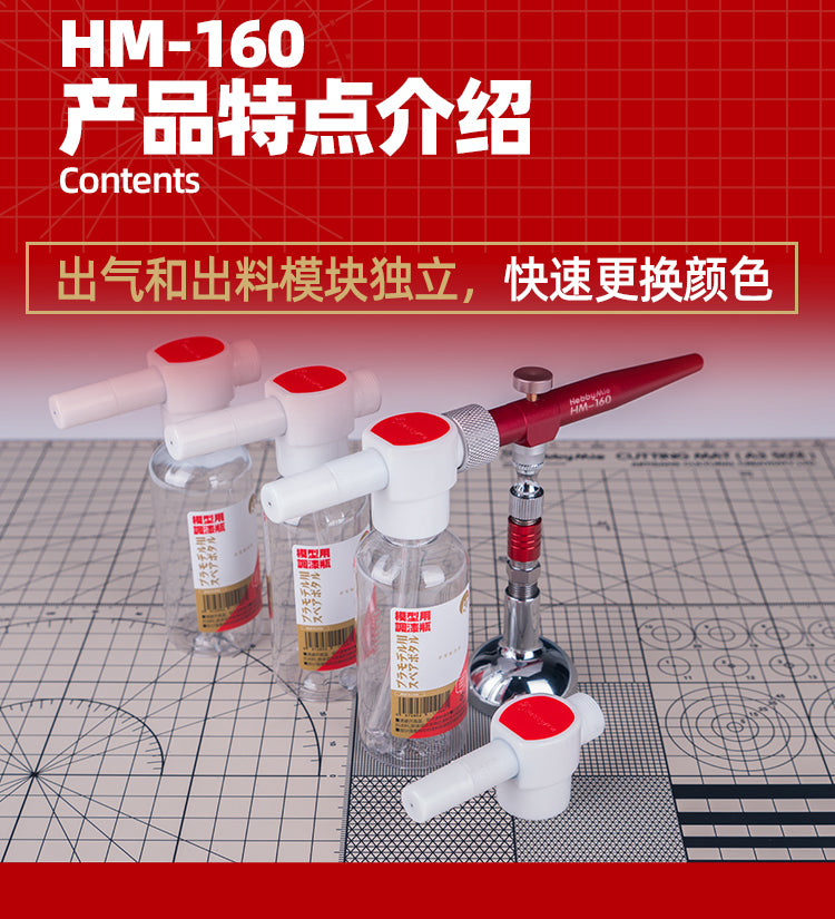 HobbyMio HM-160 Wash Free Airbrush