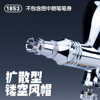 HobbyMio 1850-1854 Airbrush Needle Cap Fixed Distance Spray Pen Cap Parts 1853 Diffusion Cap Airbrush Accessories