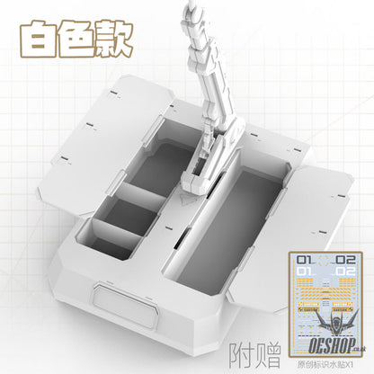 Hobbymio Action Base Universal Storage Model Stand White Scale Kits