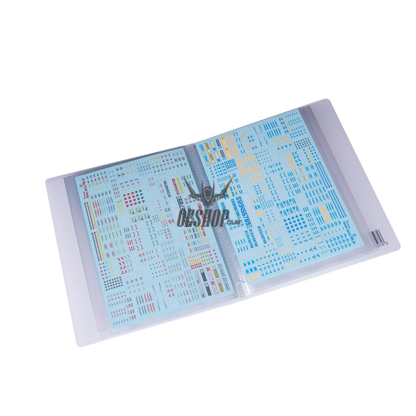 Hobbymio Decals Collection Folder A5 (Can Collect 60 Sheets)