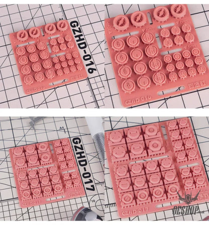 HobbyMio GZ Studio HD Series High-Definition Detail-Up 3D Print Model Kits Parts - Model Kits Accessories