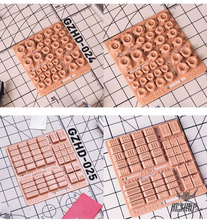 HobbyMio GZ Studio HD Series High-Definition Detail-Up 3D Print Model Kits Parts - Model Kits Accessories