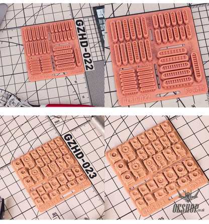 HobbyMio GZ Studio HD Series High-Definition Detail-Up 3D Print Model Kits Parts - Model Kits Accessories