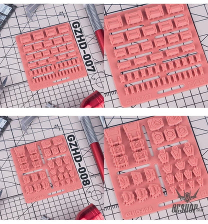 HobbyMio GZ Studio HD Series High-Definition Detail-Up 3D Print Model Kits Parts - Model Kits Accessories