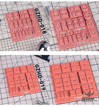 HobbyMio GZ Studio HD Series High-Definition Detail-Up 3D Print Model Kits Parts - Model Kits Accessories