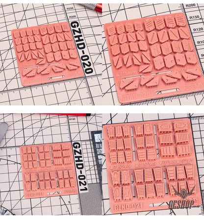HobbyMio GZ Studio HD Series High-Definition Detail-Up 3D Print Model Kits Parts - Model Kits Accessories